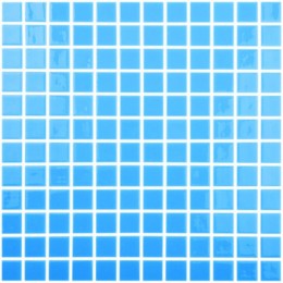 Tesela Lisos Azul Celeste 2,5x2,5 Malla