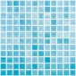 Colors Lisos Niebla Azul Turquesa 2,5X2,5 Papel