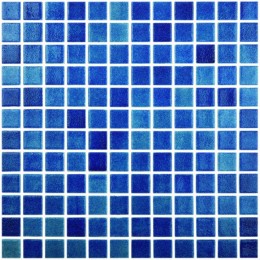 Colors Lisos Niebla Azul Marino 2,5X2,5 Papel