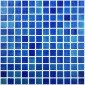 Colors Lisos Niebla Azul Marino 2,5x2,5 Malla