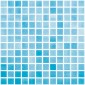 Ref. 501 Malla Niebla Turquesa Mosaico 2.5X2.5 1A